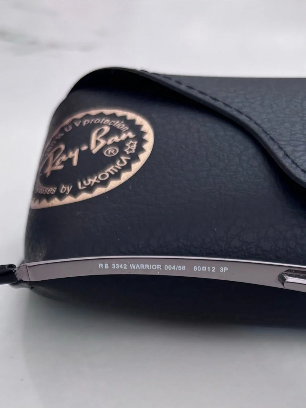 Ray-Ban Silver Frame Sunglasses with Black Case